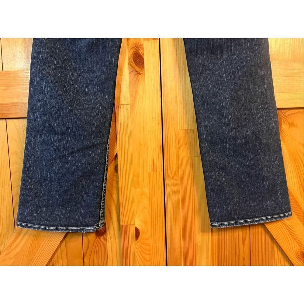 Silver Jeans Womens Santorini Dark Wash Denim Size 27 Straight Fit Cropped (3019 - Picture 5 of 8